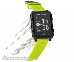 MONTRE GPS CARDIO SIGMA ID TRI VERT FLUO 3 FONCTIONS AVEC CEINTURE CARDIAQUE - MODE COMPETITION ET ENTRAINEMENT