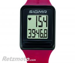 MONTRE CARDIO SIGMA ID.GO ROUGE 3 FONCTIONS AVEC CEINTURE CARDIAQUE