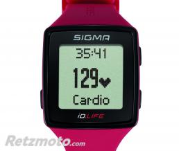MONTRE CARDIO SIGMA ID.LIFE ROUGE 8 FONCTIONS PRISE DE LA FREQUENCE AU POIGNET