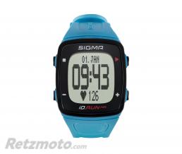 MONTRE CARDIO SIGMA ID.RUN HR BLEU 10 FONCTIONS DONT DISTANCE ET VITESSE GPS PRISE DE LA FREQUENCE AU POIGNET