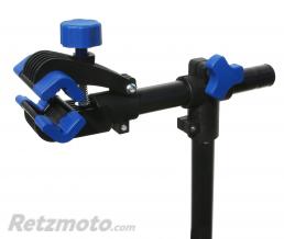 PIED DE MONTAGE VELO PLIABLE 4 PIEDS ACIER AVEC MACHOIRE REGLABLE POUR CADRE DE 25mm A 40mm