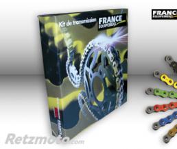 FRANCE EQUIPEMENT KIT CHAINE ACIER SUZUKI GSX 600 F '98/06 15X47 RK530GXW (JS1AJ) CHAINE 530 XW'RING ULTRA RENFORCEE 
