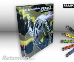 FRANCE EQUIPEMENT KIT CHAINE ACIER SUZUKI XF 650 FREEWIND '97/02 15X43 RK525GXW CHAINE 525 XW'RING ULTRA RENFORCEE 