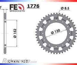KIT CHAINE CAGIVA 1000 NAVIGATOR '00/05 16X41 RK525GXW CHAINE 525 XW'RING ULTRA RENFORCEE (Qualit� origine)