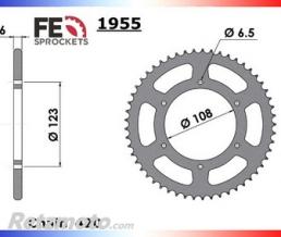 KIT CHAINE ACIER SACH 50 MADASS '07/08 11X53 RK420MS CHAINE 420 HYPER RENFORCEE (Qualit� origine)