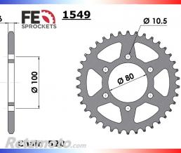 KIT CHAINE ACIER MOTORTEK MT 175 '02 15X38 RK520KRO * CHAINE 520 O'RING RENFORCEE (Qualit� origine)