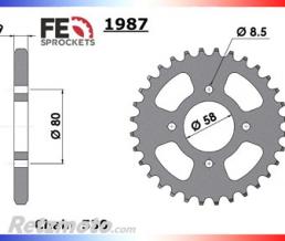 KIT CHAINE ACIER PGO BUGXTER 150 '04 16X32 RK530KRO CHAINE 530 O'RING RENFORCEE (Qualit� origine)