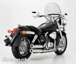 Ligne d'�chappement Falcon Double Groove Kawasaki VN 800 Vulcan/Classic avec EG-BE
