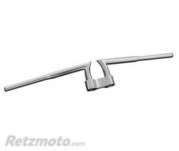 HIGHWAY HAWK Guidon moto r�glable droit 950x140 mm pour Honda, Suzuki et Yamaha chrom� homologu� T�V