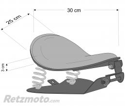 SELLE MOTO BOBBER MOD�LE OLD SCHOOL HARLEY DAVIDSON XL883/1200