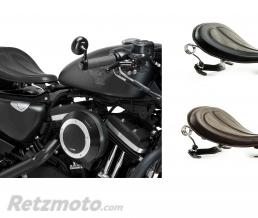 CUSTOM ACCESS SELLE MOTO BOBBER MOD�LE COLUMBIA CUIR NATUREL HARLEY DAVIDSON XL883/1200