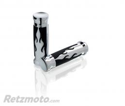 CUSTOM ACCESS POIGN�ES MOTO MODELE FIRE CHROMEE 22mm
