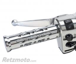 CUSTOM ACCESS POIGN�ES MOTO CUSTOM MODELE RAPTOR METAL CHROMEE 25.4mm