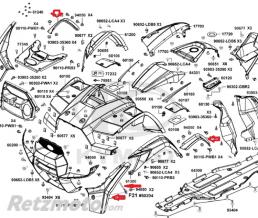 Kit d'extension d'ailes quad KYMCO MXU EPS 550/700 i