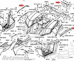 Kit d'extension d'ailes quad KYMCO MXU EPS 550/700 i