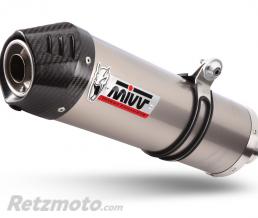 Silencieux echappement Moto Guzzi V85TT Oval Titane embout carbone