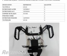 Poign�es passager exclusives SUZUKI SV650 16-22