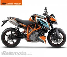 KUTVEK KIT DECO MOTO CRUX KTM SUPER DUKE 990 ORANGE BLEU