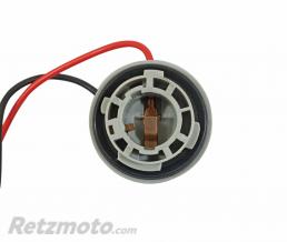 PORTE-AMPOULE/FICHE/DOUILLE 12V BAU15S AVEC CABLE