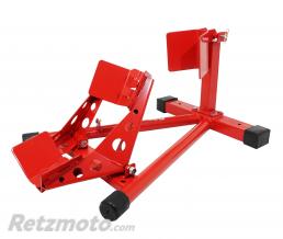 ETAU DE ROUE MOTO AV AUTO-BLOQUANT ACIER ROUGE