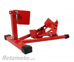 ETAU DE ROUE MOTO AV AUTO-BLOQUANT ACIER ROUGE