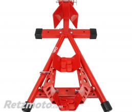 ETAU DE ROUE MOTO AV AUTO-BLOQUANT ACIER ROUGE