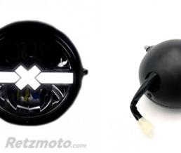 Phare mod�le CROSS-X CUSTOM � LED Homologu� noir mat