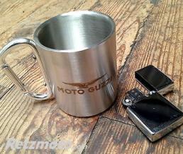 Mug/tasse aluminium Moto guzzi avec mousqueton-606371M