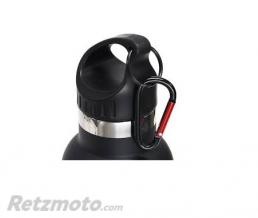 Gourde Moto Guzzi en acier inox noir 500ml-606501M