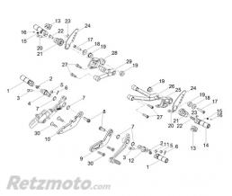 Rondelle conique fixation silencieux Moto guzzi-AP8134378