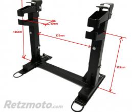 Support de Transport Moto acier Epoxy noir