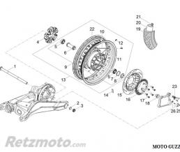 Vis disque frein Av M8x20 Aprilia Shiver 900/RSV4-2B002416