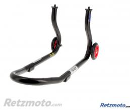 B�quille avant Home Track fixe noir mat roues rouge