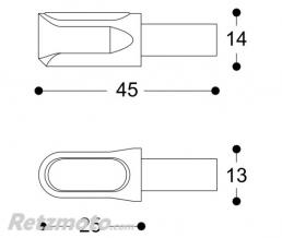 Clignotant M-LED B-LUX BARRACUDA Homologu�