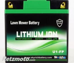 Batterie Tondeuse Lithium U1/U1R avec bouton ON/OFF - 4 bornes
