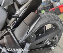 Extension garde boue ar Harley Davidson Pan America 1250 Special 2021> Noir mat