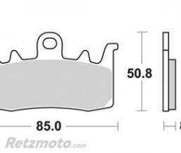 Plaquettes freins av AP RACING ROUTE Aprilia Tuono V4/RS660/Ducati Monster M�tal Fritt� 