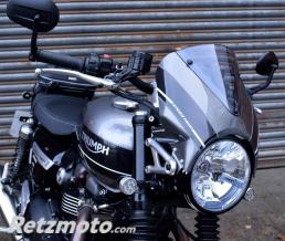 Deflecteur saut de vent Triumph Speed Twin 1200 2019> (rouge Korosi & Storm gris)
