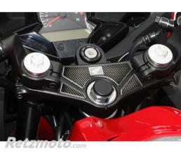 ONE DESIGN Prot�ge T de fourche Carbone pour Honda CBR 250-300 R 2010-2015 Format : 129,1x60,8mm.