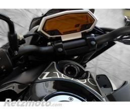 ONE DESIGN Prot�ge T de fourche Carbone pour Kawasaki Z1000 2010-2013 Format : 173,6x165,2 mm.