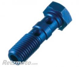 FRANCE EQUIPEMENT. VIS PASSAGE HUILE LONGUE ALU M10X125 COULEUR BLEUE