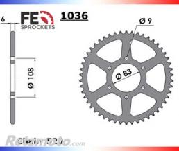 FRANCE EQUIPEMENT Couronne acier crosscar/kart cross 50 dents 520