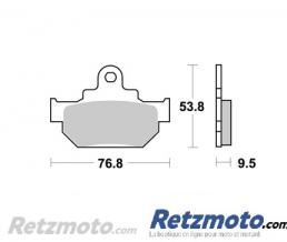 Plaquettes freins Avant Susuki DR600(SN41A) AP RACING Standard Organique