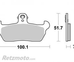 Plaquettes de freins AP RACING Standard Organique Avant/Arri�re