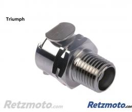 Raccord Rapide Essence Triumph 1/4 en Laiton Chrom� � Visser-T1240868 