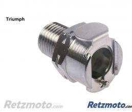 Raccord Rapide Essence Triumph 1/4 en Laiton Chrom� � Visser-T1240868 
