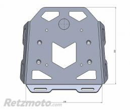 Porte bagage Hepco Becker Minirack Moto Guzzi V100 Mandello