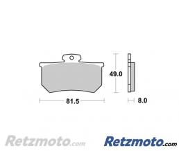 Plaquettes de freins AP RACING ROUTE RACING M�tal Fritt� Avant-LMP199SRR