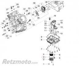 MOTO GUZZI Joint couvercle filtre huile Moto guzzi V100 Mandello-1A023580