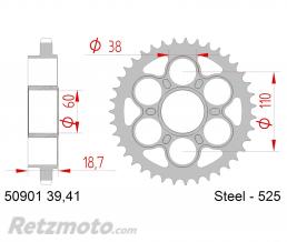 Kit chaine AFAM Ducati 1199 Panigale 15x39 525XHR3 super-renforc� (couronne standard)